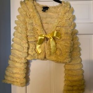 BCBG, Rabbit Fur bolero/shawl